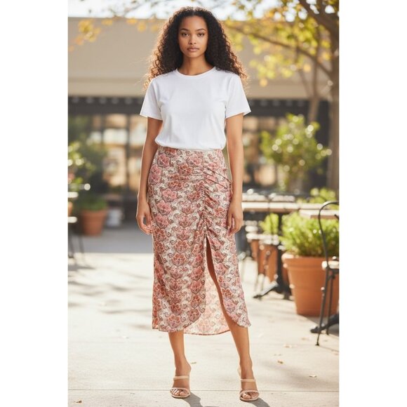 STATUS By Chenault Women Midi Skirt SMALL - Picture 1 of 6